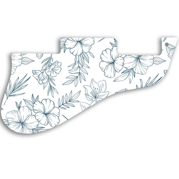 Gibson ES-335 Custom Pickguard Scratchplate Floral Design