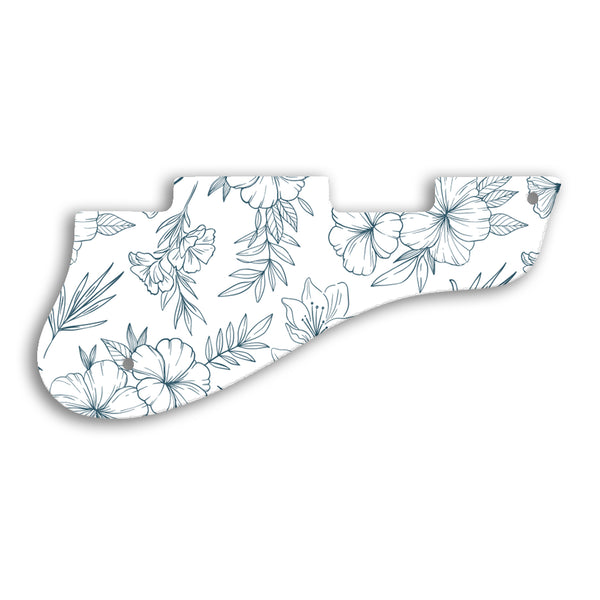 Gibson ES-125 Custom Pickguard Scratchplate Floral Design