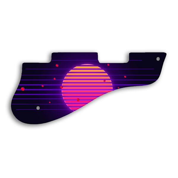 Gibson ES-125 Custom Pickguard Scratchplate TRON Design