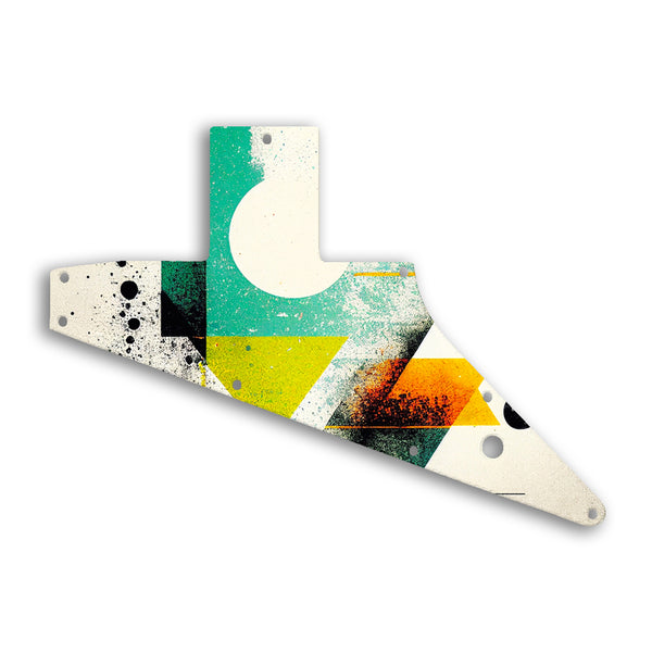 Gibson Explorer Custom Pickguard Scratchplate ABSTRACT Design