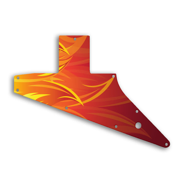 Gibson Explorer Custom Pickguard Scratchplate Fire Design