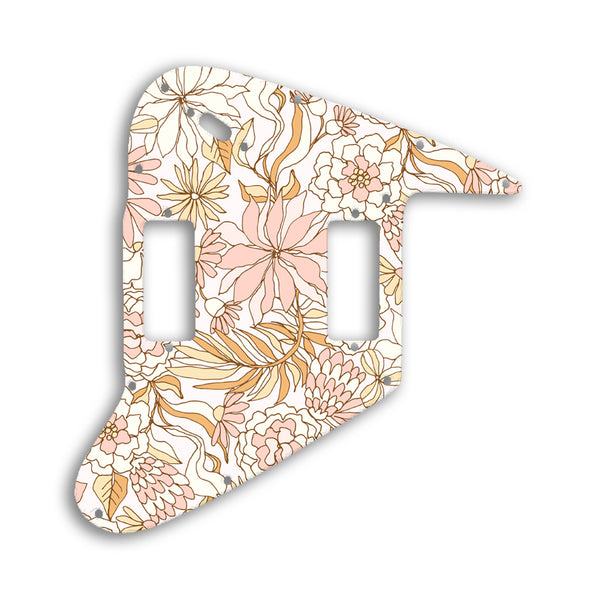 Gibson FIREBIRD Custom Pickguard Scratchplate FLOWERS Design