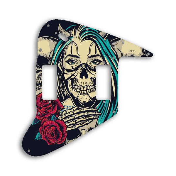 Gibson FIREBIRD Custom Pickguard Scratchplate Skull Design