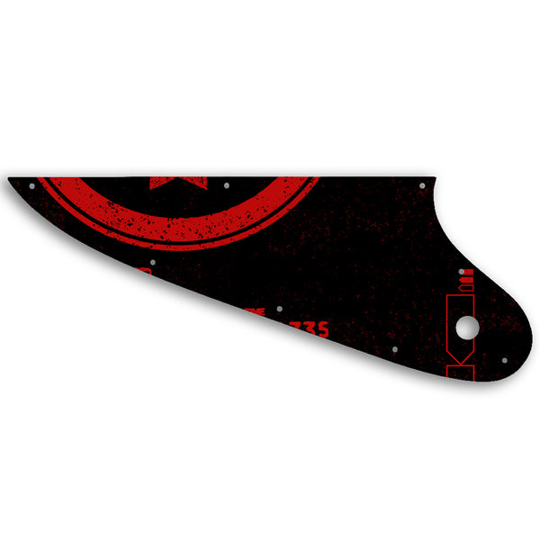 Gibson FIREBIRD REVERSE Custom Pickguard Scratchplate ABSTRACT Design