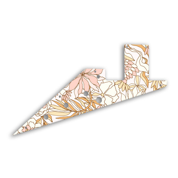 Gibson Flying V 58 Custom Pickguard Scratchplate FLOWERS Design