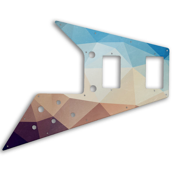 Gibson Flying V 67 Custom Pickguard Scratchplate POLYGON Design