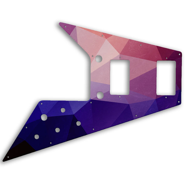 Gibson Flying V 67 Custom Pickguard Scratchplate POLYGON Design