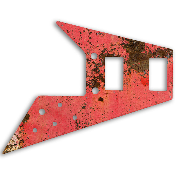 Gibson Flying V 67 Custom Pickguard Scratchplate Rust Design