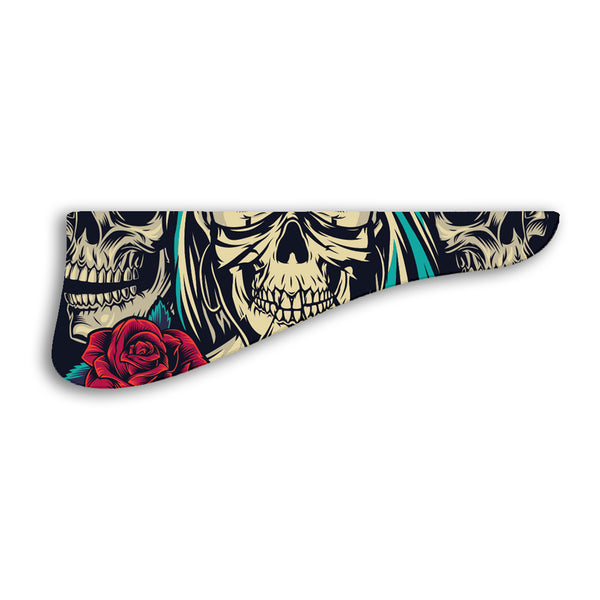 Gibson L-5D Custom Pickguard Scratchplate Skull Design