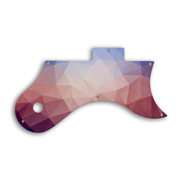 Gibson L6S Custom Pickguard Scratchplate POLYGON Design