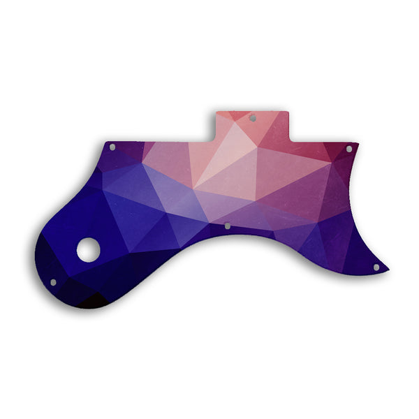 Gibson L6S Custom Pickguard Scratchplate POLYGON Design