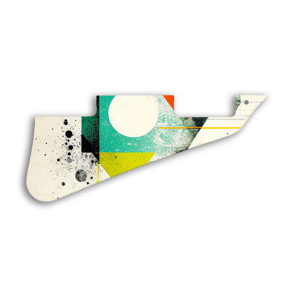 Gibson Les Paul Custom Pickguard Scratchplate ABSTRACT Design