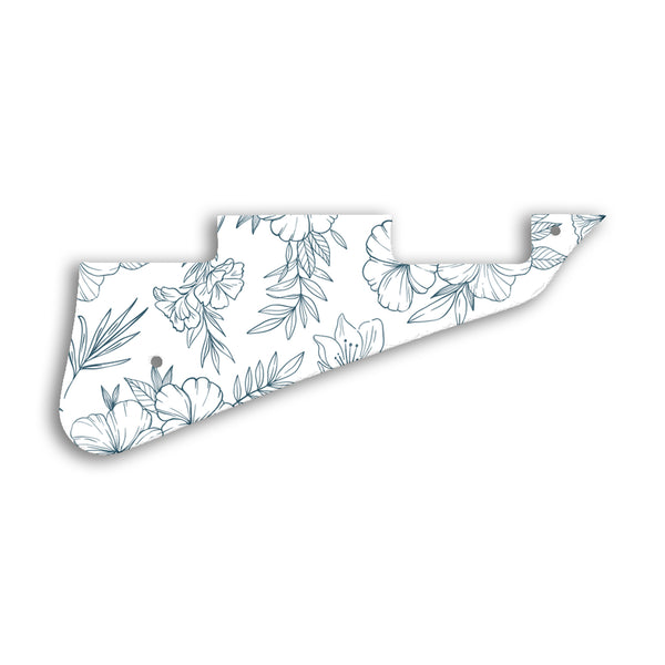 Gibson Les Paul Custom Pickguard Scratchplate Floral Design