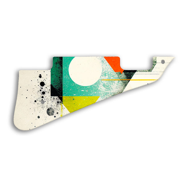 Gibson Les Paul Deluxe Custom Pickguard Scratchplate ABSTRACT Design