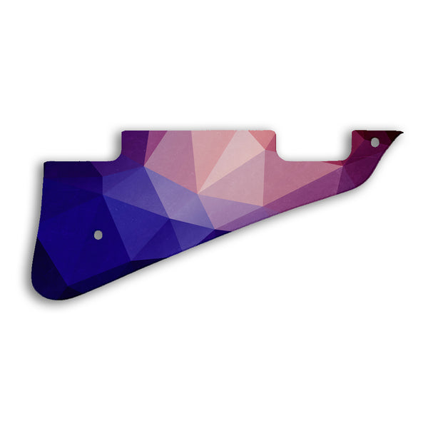 Gibson Les Paul Deluxe Custom Pickguard Scratchplate POLYGON Design