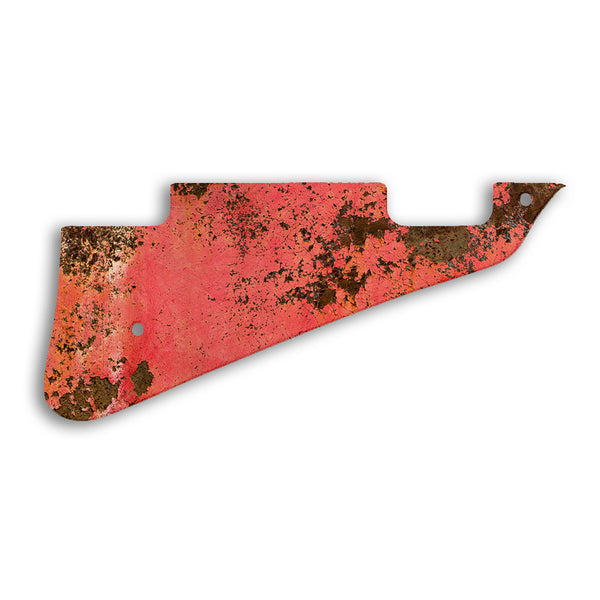 Gibson Les Paul Deluxe Custom Pickguard Scratchplate Rust Design