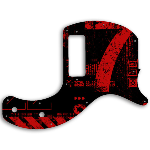 Gibson Les Paul Junior Tribute DC Custom Pickguard Scratchplate ABSTRACT Design