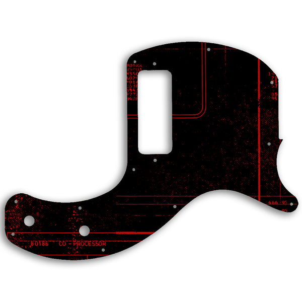 Gibson Les Paul Junior Tribute DC Custom Pickguard Scratchplate ABSTRACT Design