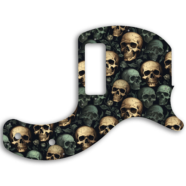 Gibson Les Paul Junior Tribute DC Custom Pickguard Scratchplate SKULL Design