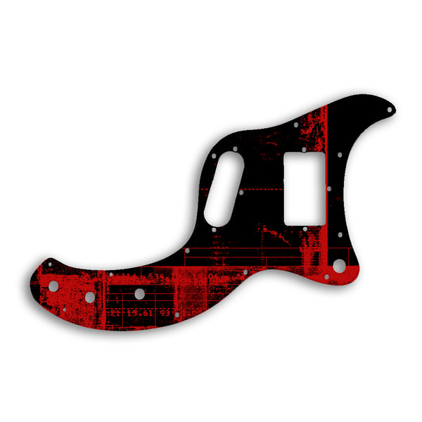 Gibson Marauder Custom Pickguard Scratchplate ABSTRACT Design