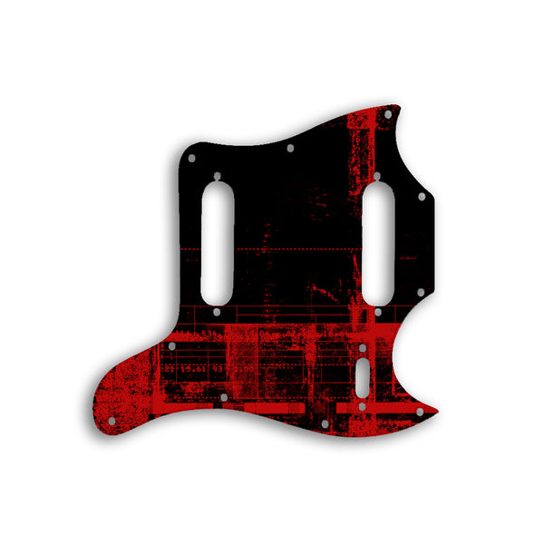 Gibson Melody Maker SG Style Custom Pickguard Scratchplate ABSTRACT Design