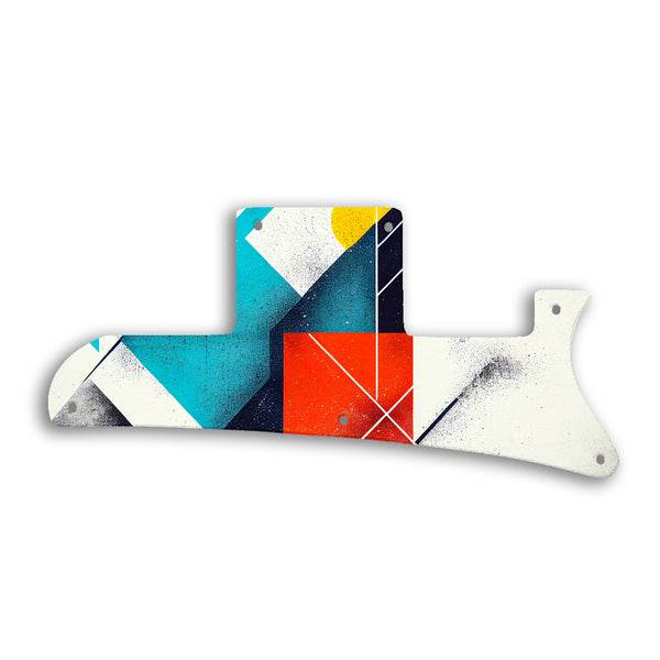 Gibson Moderne Custom Pickguard Scratchplate ABSTRACT Design