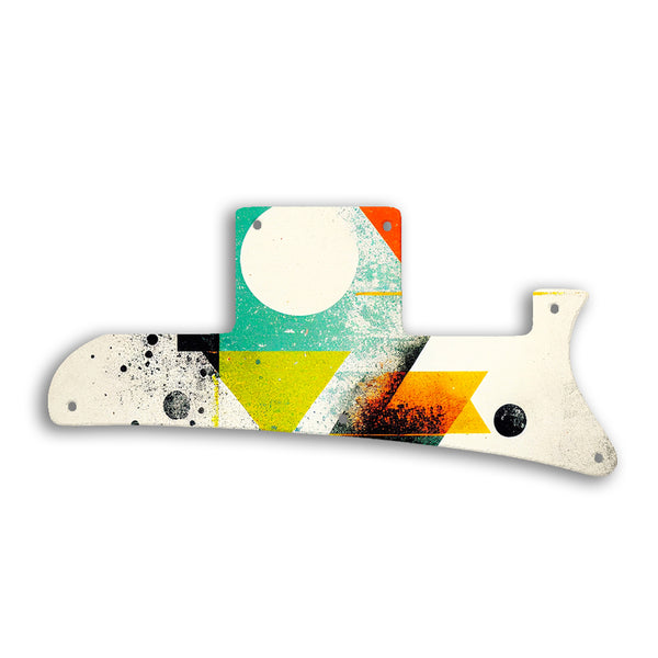 Gibson Moderne Custom Pickguard Scratchplate ABSTRACT Design