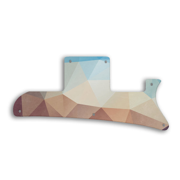 Gibson Moderne Custom Pickguard Scratchplate POLYGON Design