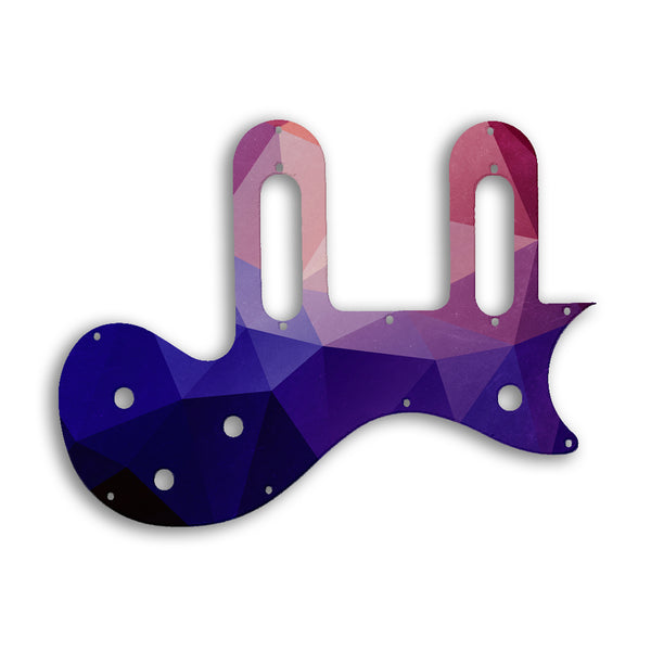 Gibson Pickups - Melody Maker Dual Pickup Custom Pickguard Scratchplate POLYGON Design