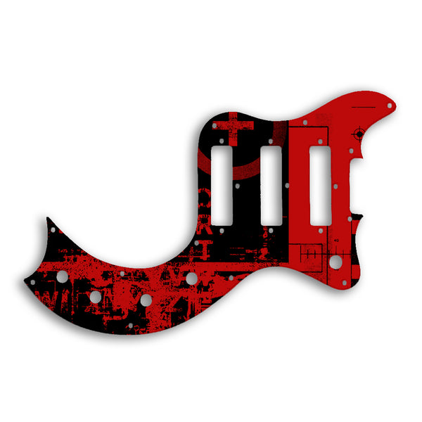 Gibson S1 Custom Pickguard Scratchplate ABSTRACT Design