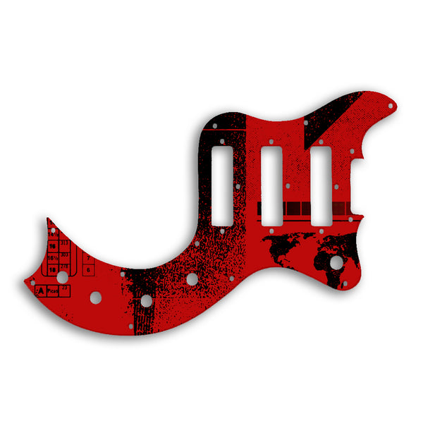 Gibson S1 Custom Pickguard Scratchplate ABSTRACT Design