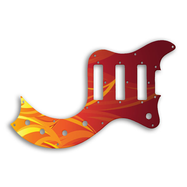 Gibson S1 Custom Pickguard Scratchplate Fire Design