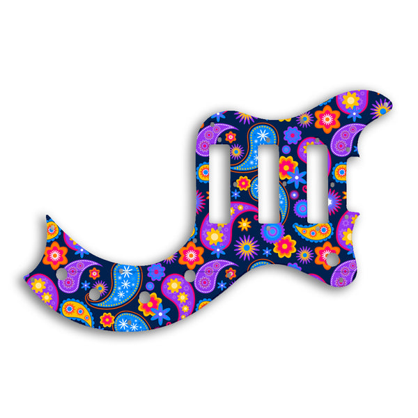 Gibson S1 Custom Pickguard Scratchplate Paisley Design