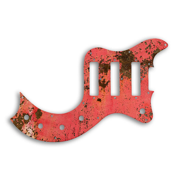 Gibson S1 Custom Pickguard Scratchplate Rust Design