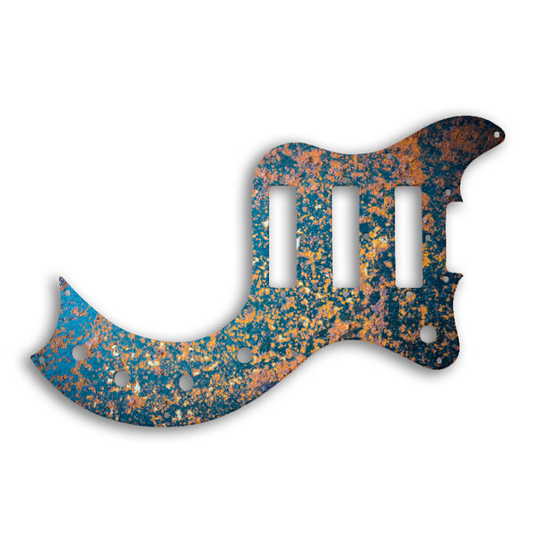 Gibson S1 Custom Pickguard Scratchplate Rust Design