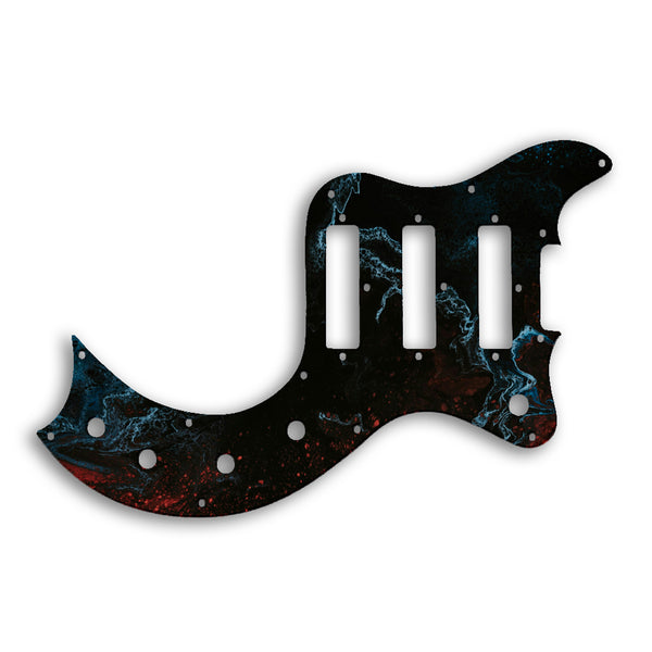 Gibson S1 Custom Pickguard Scratchplate SWIRL Design