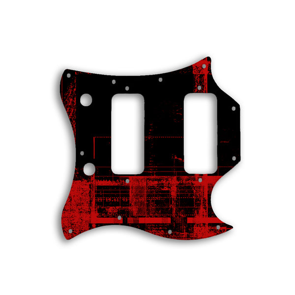 Gibson SG Classic Custom Pickguard Scratchplate ABSTRACT Design