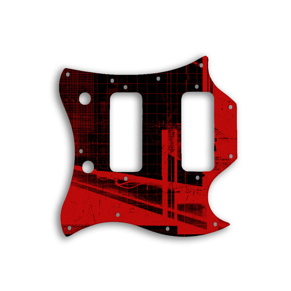 Gibson SG Classic Custom Pickguard Scratchplate ABSTRACT Design