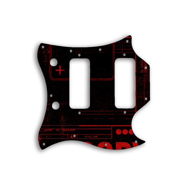 Gibson SG Classic Custom Pickguard Scratchplate ABSTRACT Design