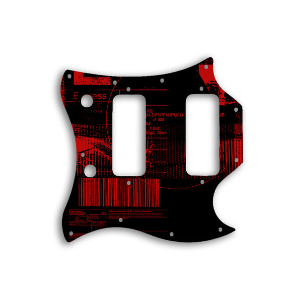 Gibson SG Classic Custom Pickguard Scratchplate ABSTRACT Design