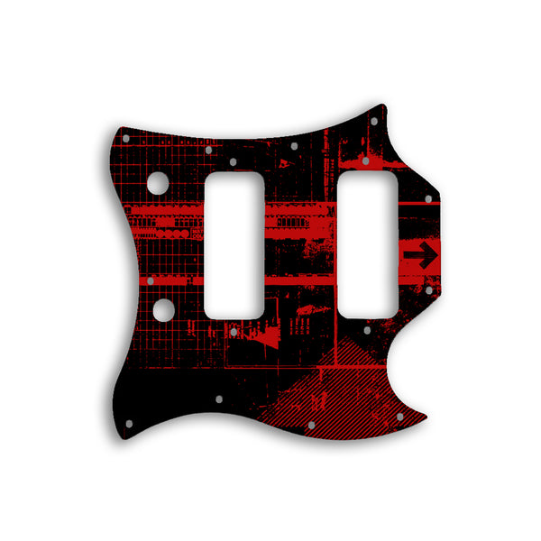 Gibson SG Classic Custom Pickguard Scratchplate ABSTRACT Design