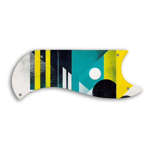 Gibson SG Custom Custom Pickguard Scratchplate ABSTRACT Design