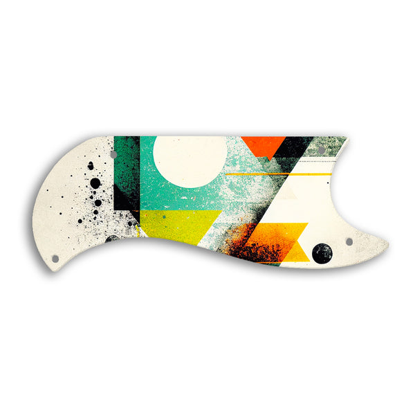 Gibson SG Custom Custom Pickguard Scratchplate ABSTRACT Design