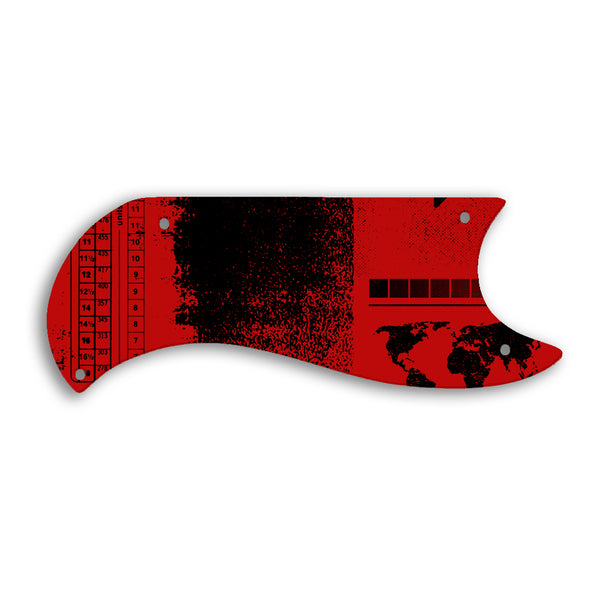 Gibson SG Custom Custom Pickguard Scratchplate ABSTRACT Design