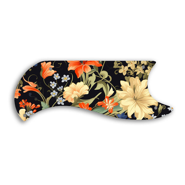 Gibson SG Custom Custom Pickguard Scratchplate Floral Design