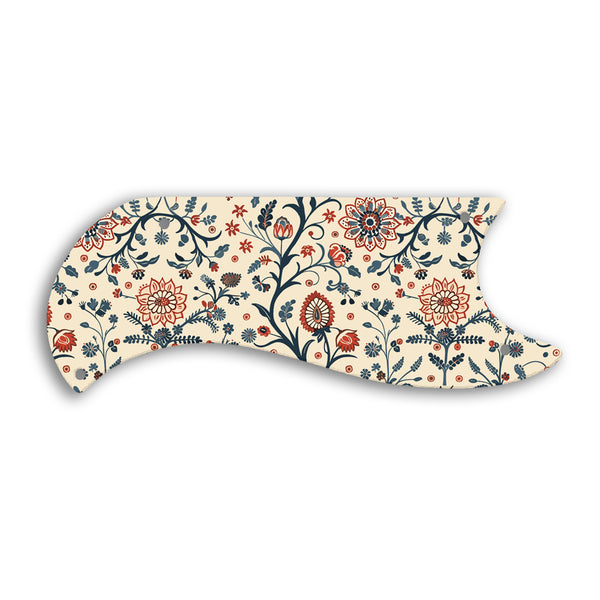 Gibson SG Custom Custom Pickguard Scratchplate INDIAN_FLORAL Design