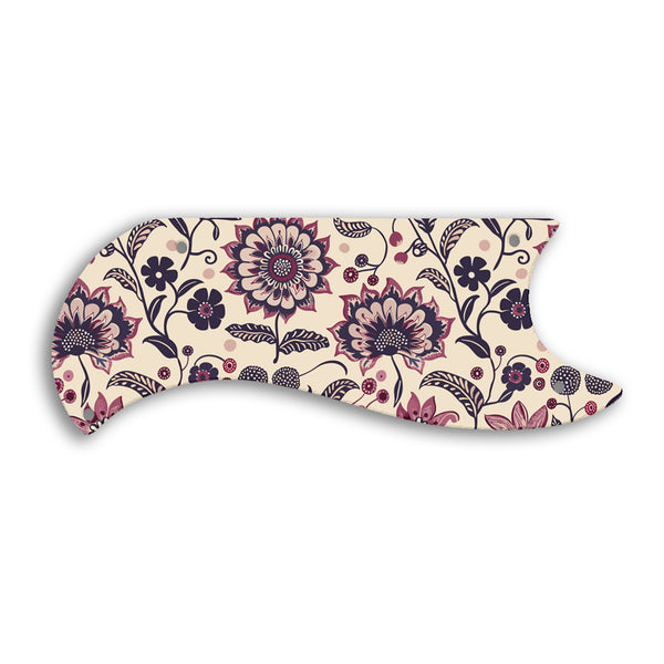 Gibson SG Custom Custom Pickguard Scratchplate INDIAN_FLORAL Design