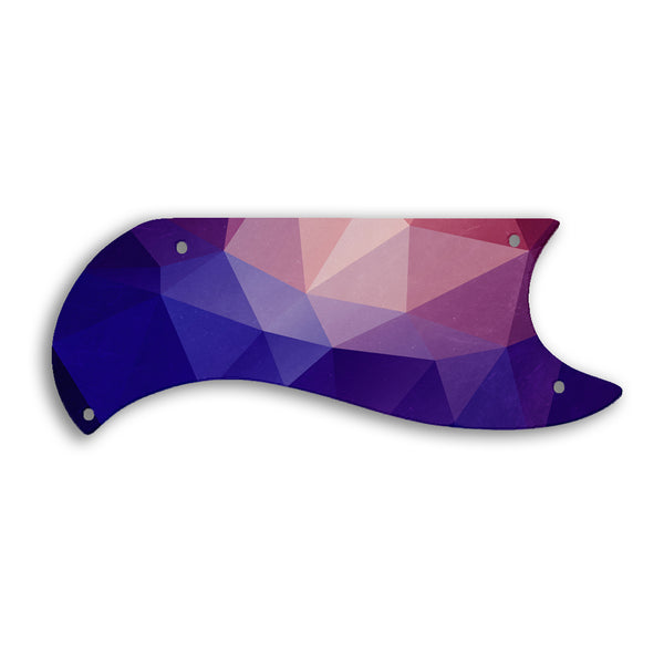 Gibson SG Custom Custom Pickguard Scratchplate POLYGON Design