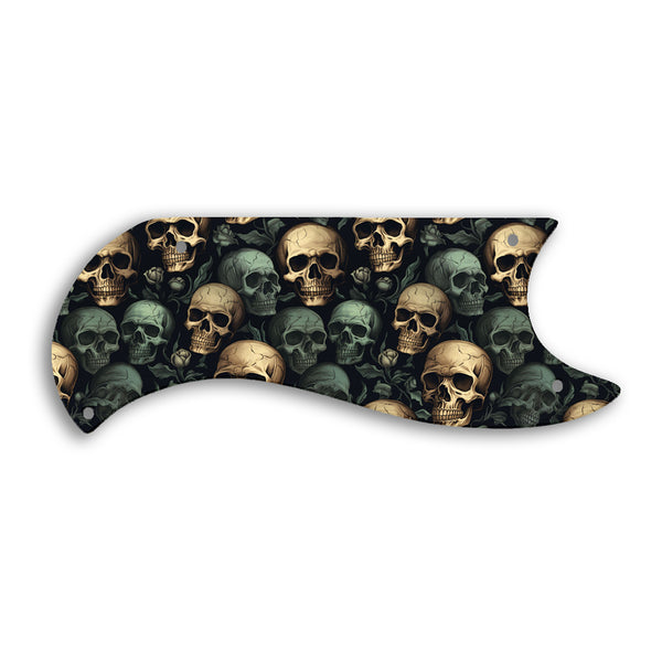 Gibson SG Custom Custom Pickguard Scratchplate SKULL Design