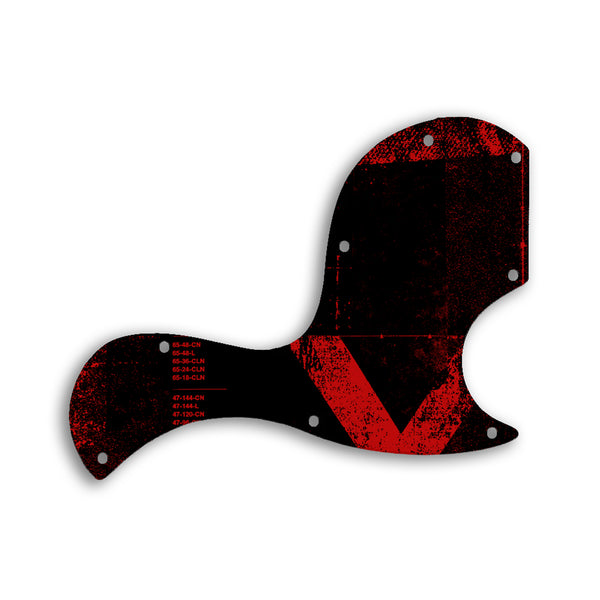 Gibson SG Junior (Original Model) Custom Pickguard Scratchplate ABSTRACT Design